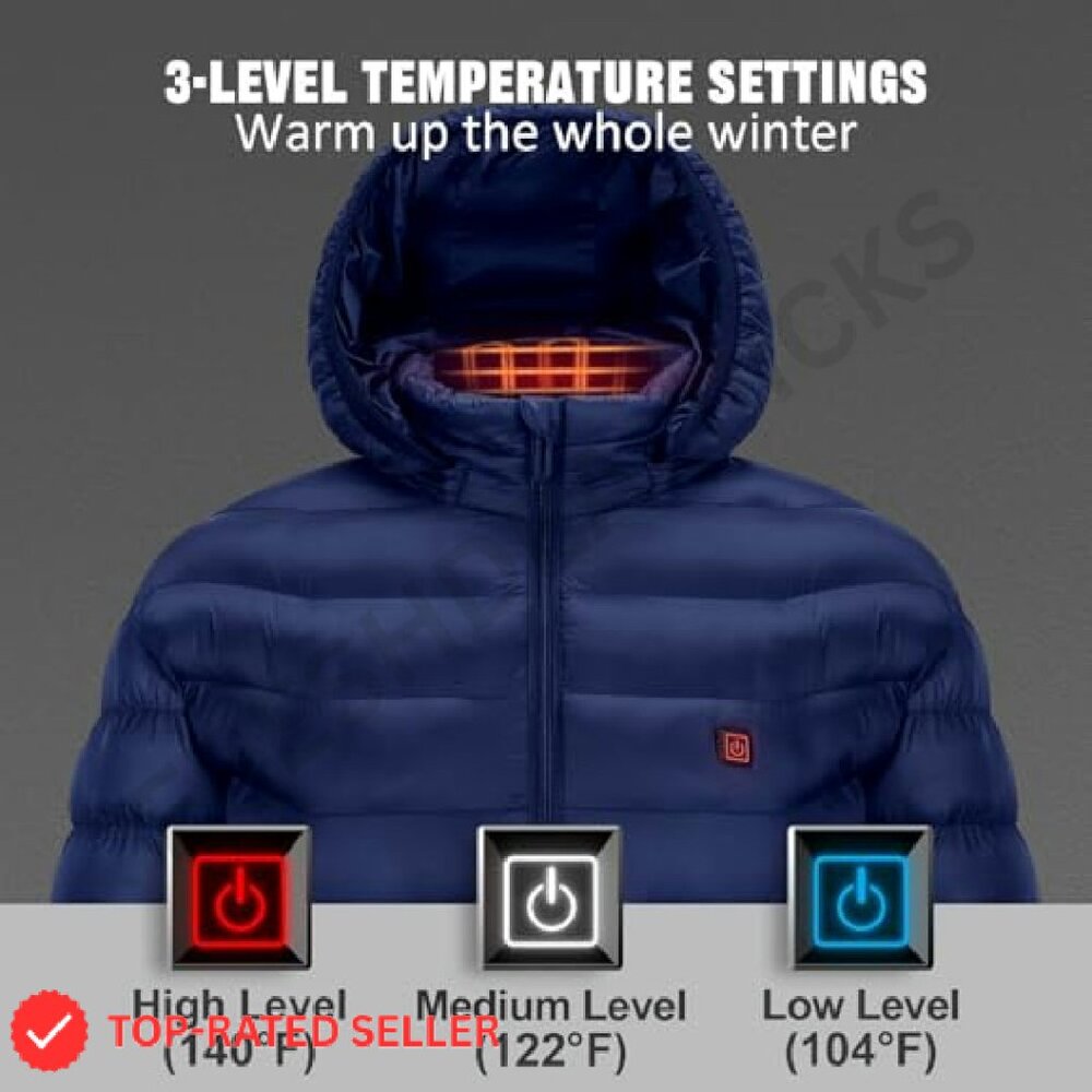 Heated Jacket Lightweight Performance Coat 8 Zone… - image 5